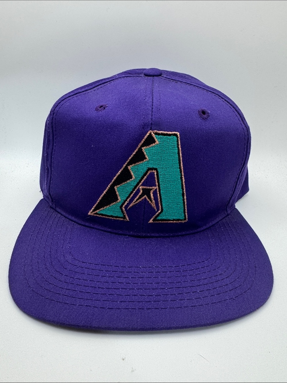 Vintage 90s Arizona Diamondbacks MLB Embroidered Baseball Snapback Hat OSFA